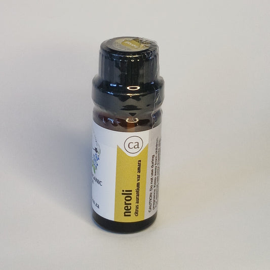 Neroli essential oil bottle by Crest for luxury aromatherapy, botanical skincare and natural perfume rituals